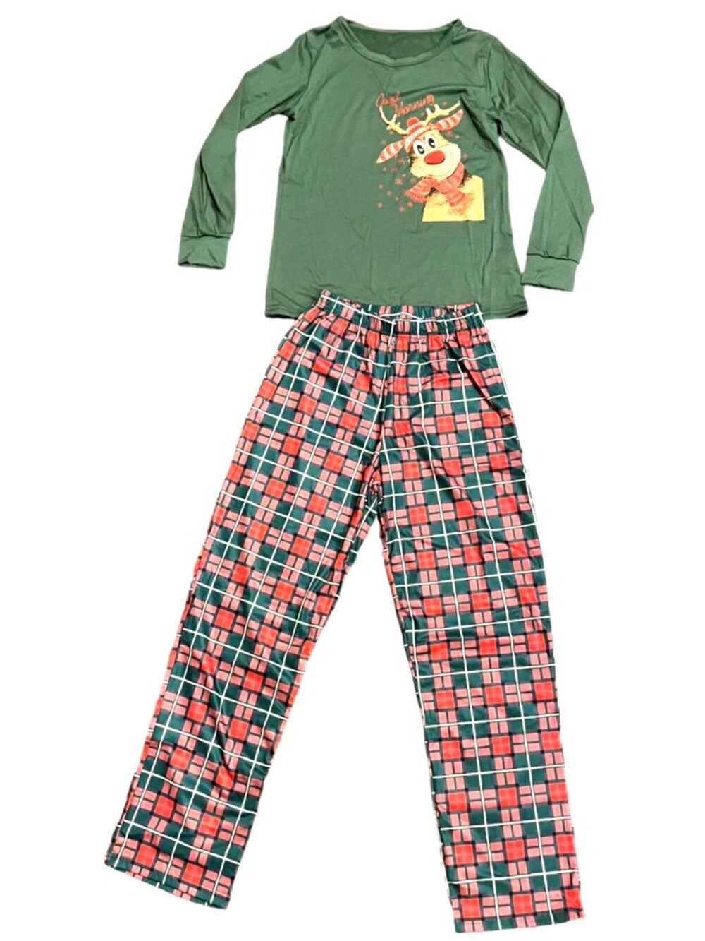 Rudolph Christmas Pajama Set Women’s Small – Good Morning Holiday PJs NWT - Picture 2 of 4